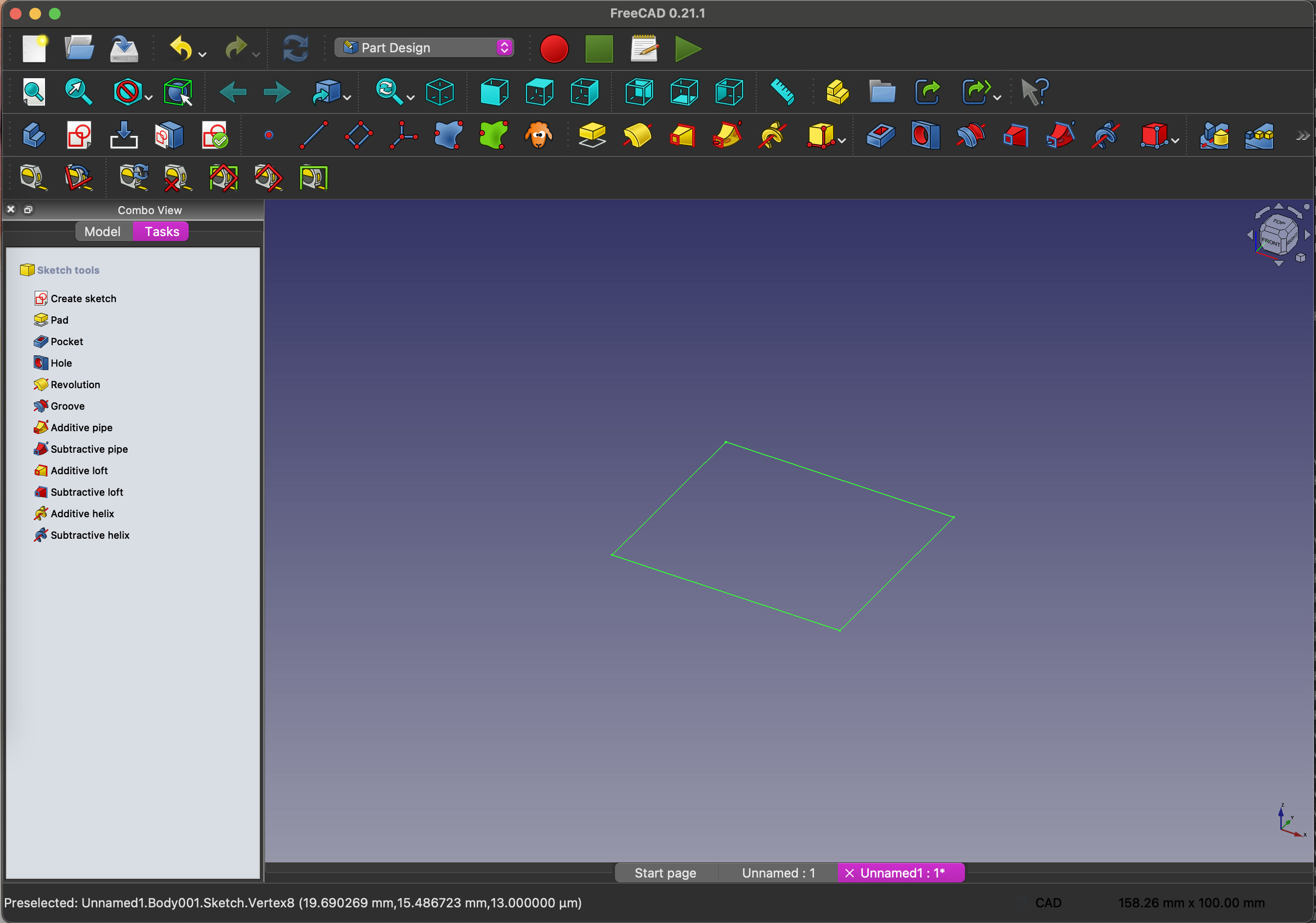 PartDesign Groove - FreeCAD Documentation