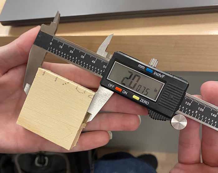 Measuring square piece