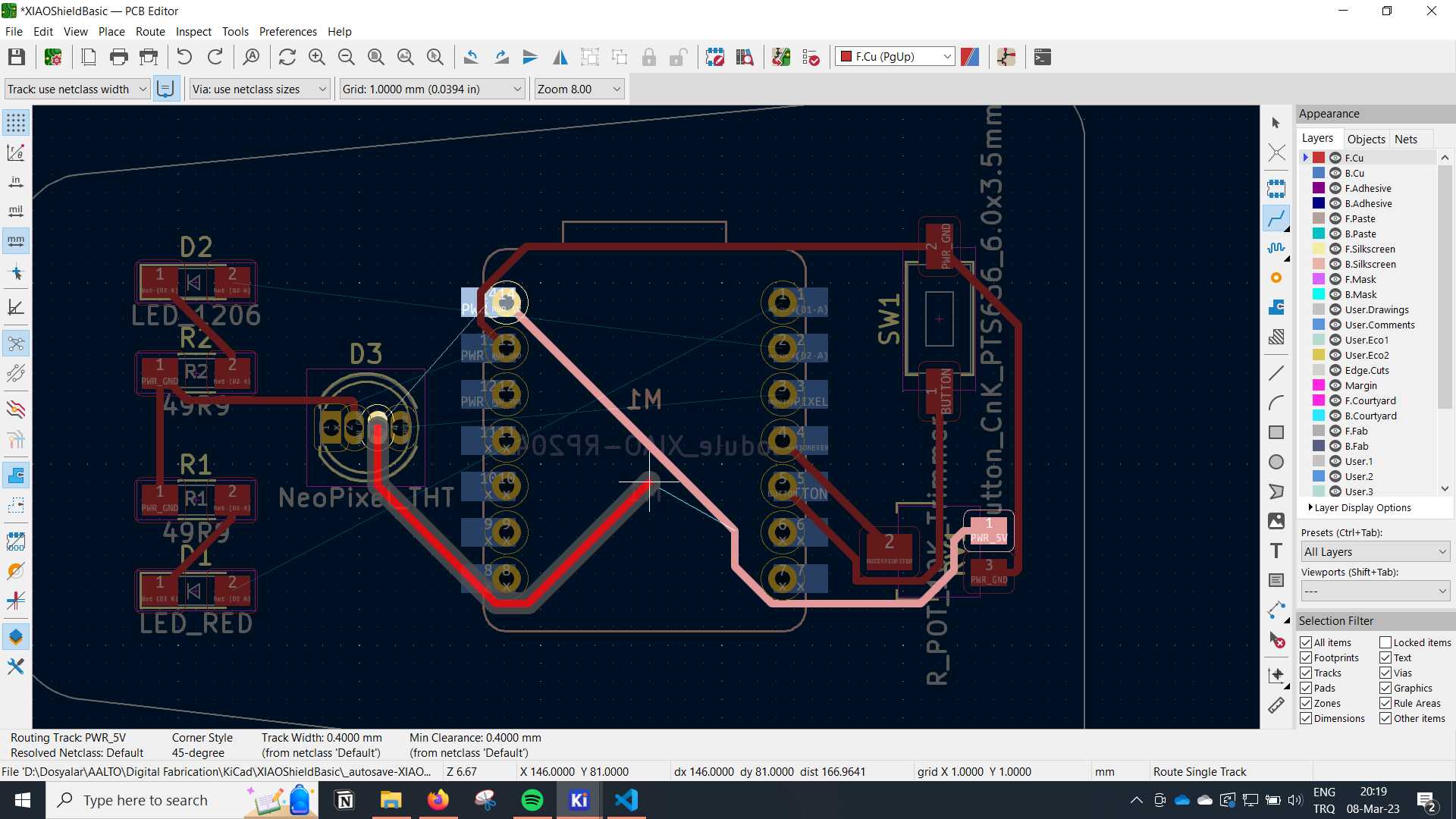 experimenting connections