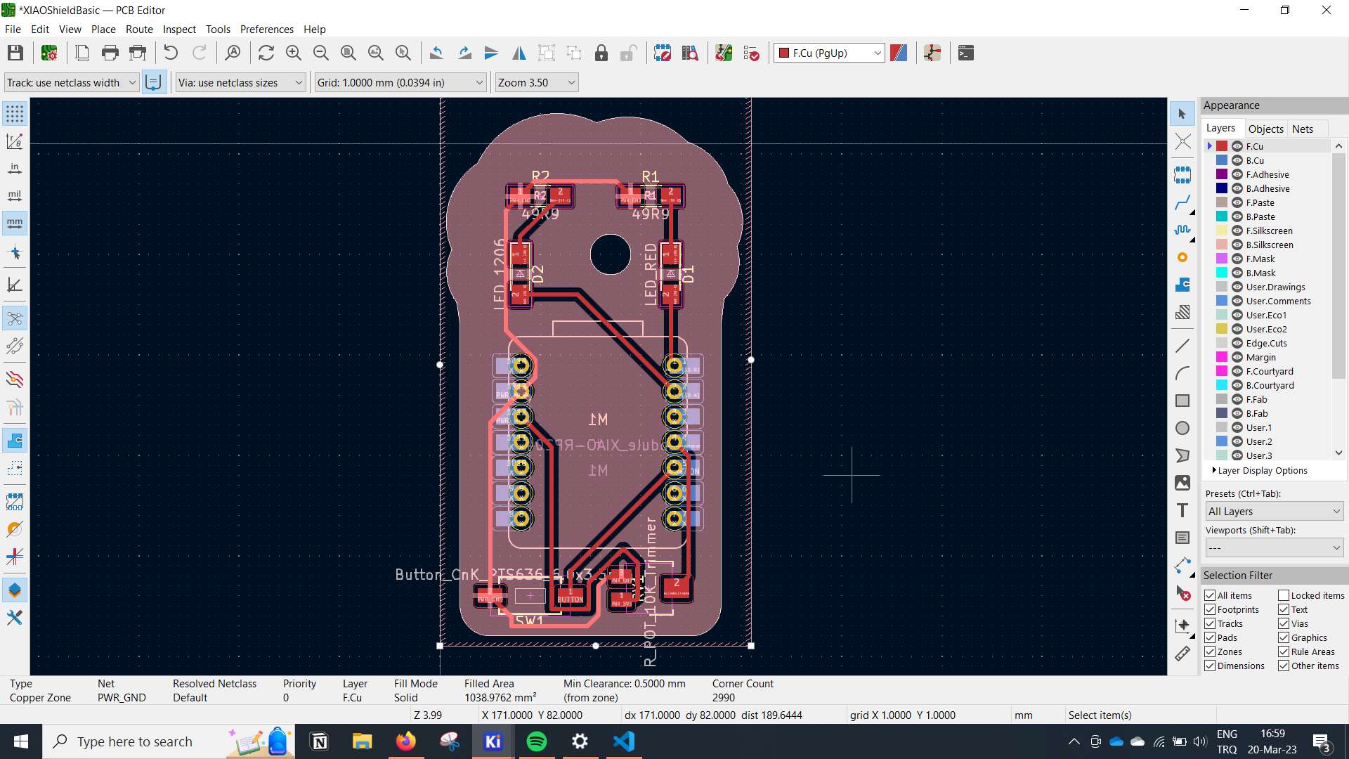 creating ground copper zone