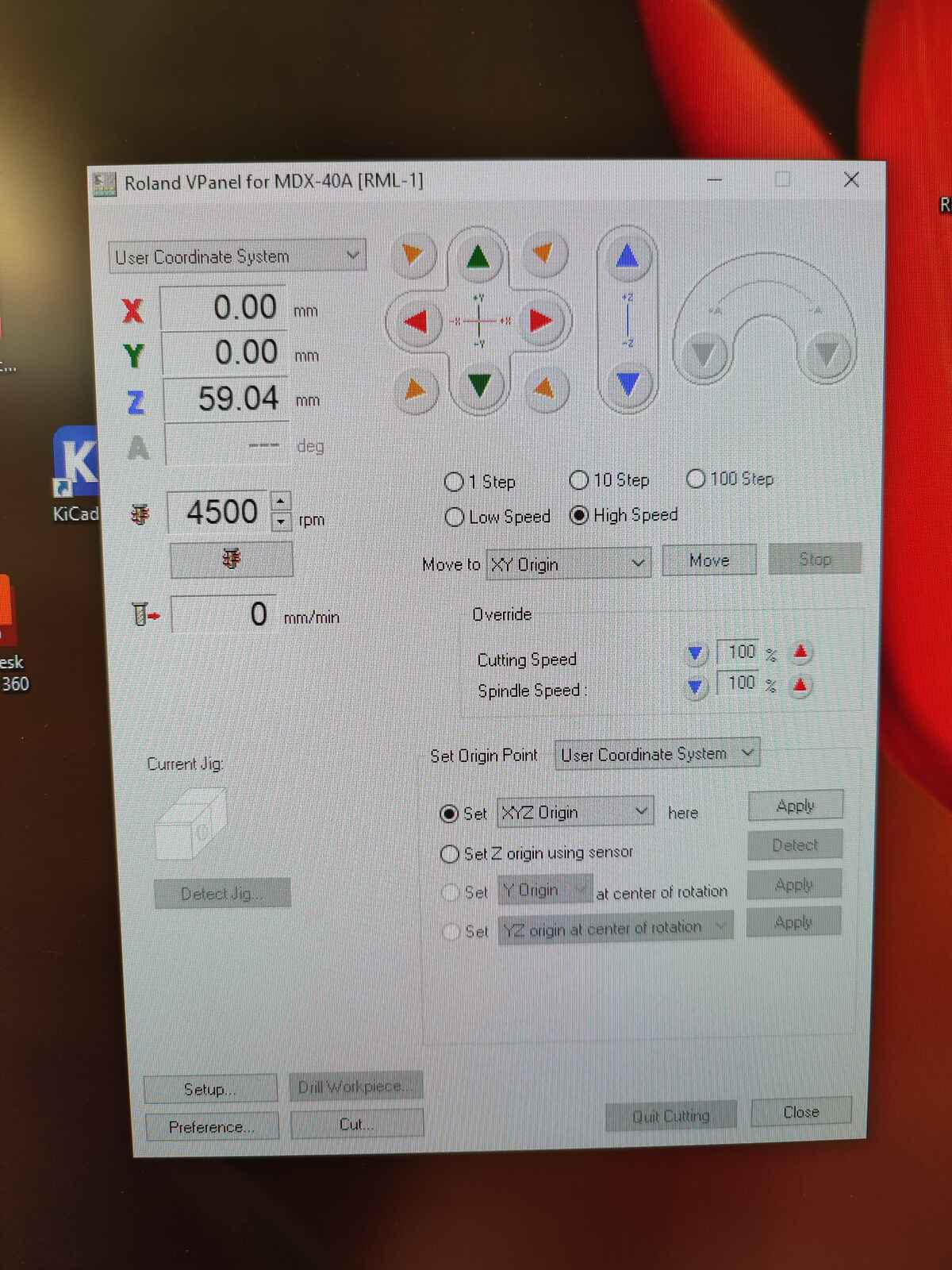 CNC interface