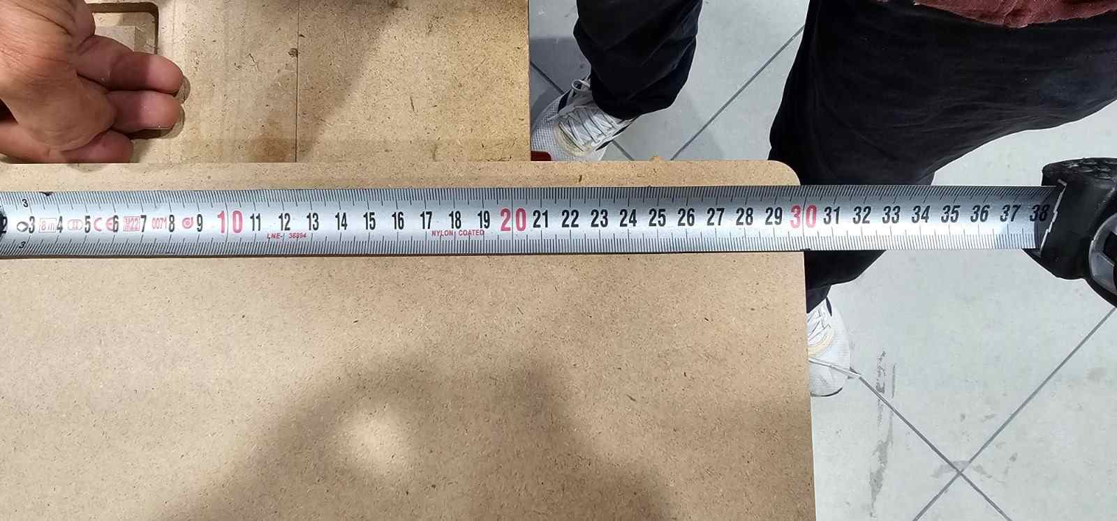 A picture of the alignment test