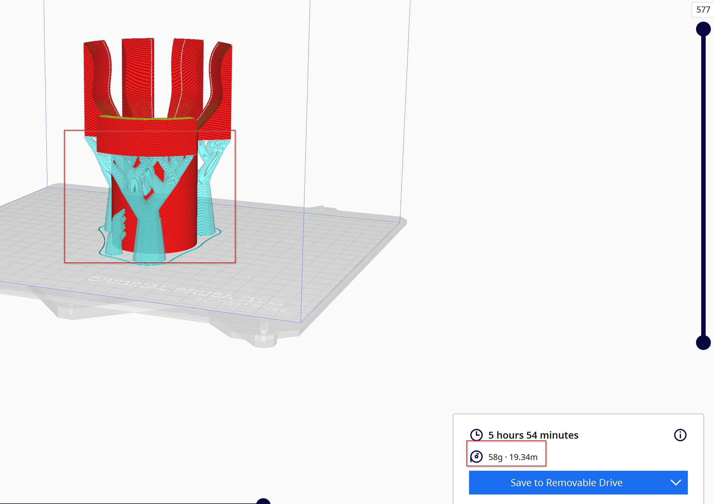 Slicer estimation 