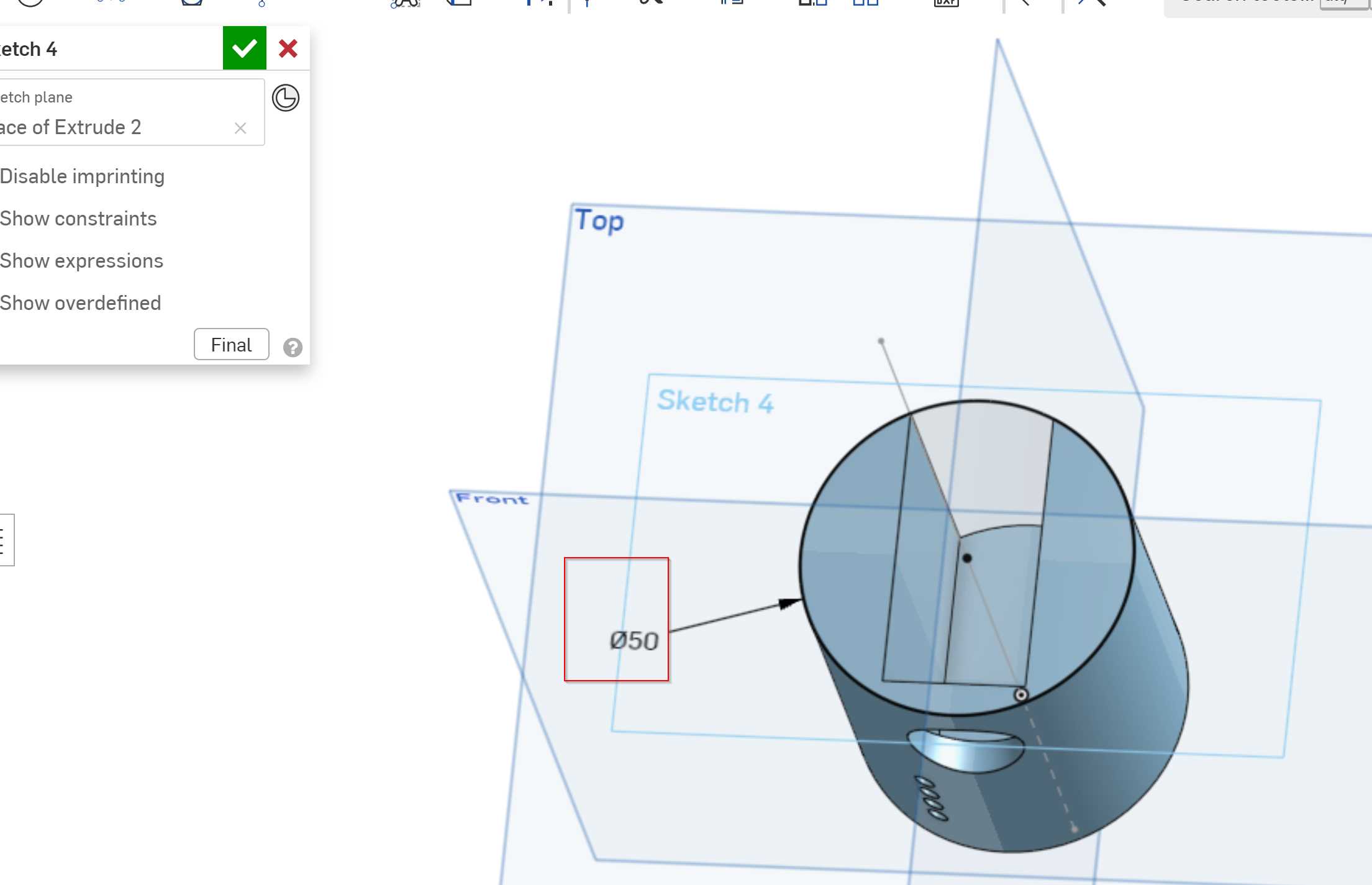 Sensor top sketch