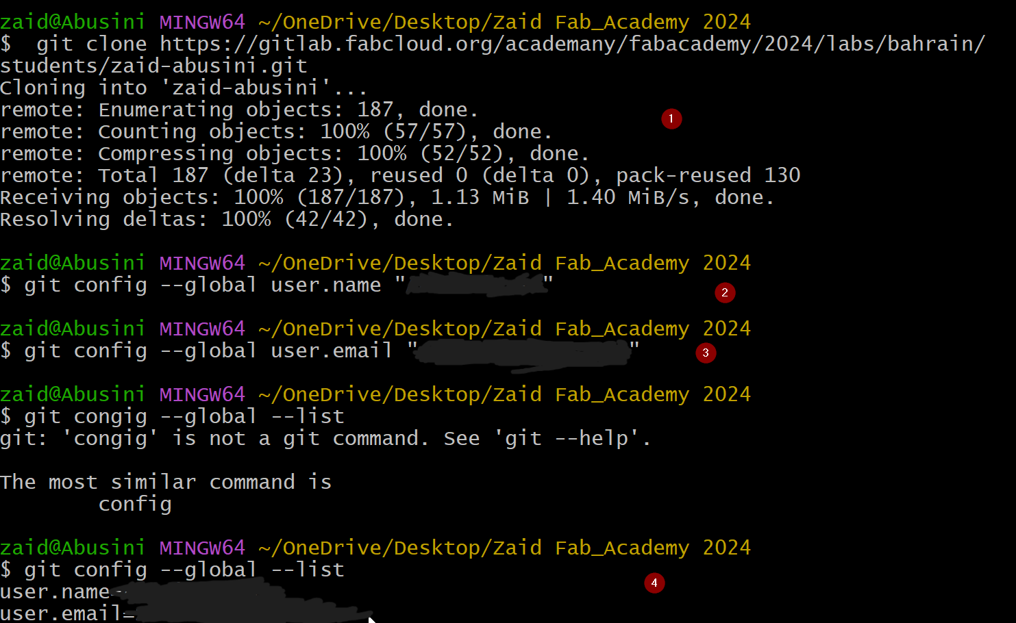 building the configuration