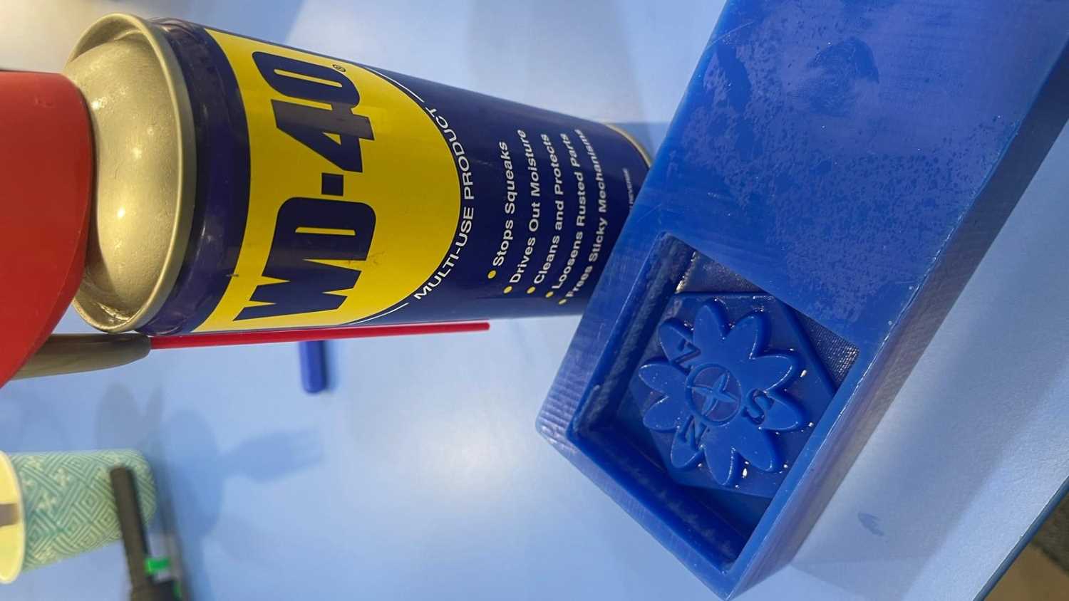 WD40 on the master mold