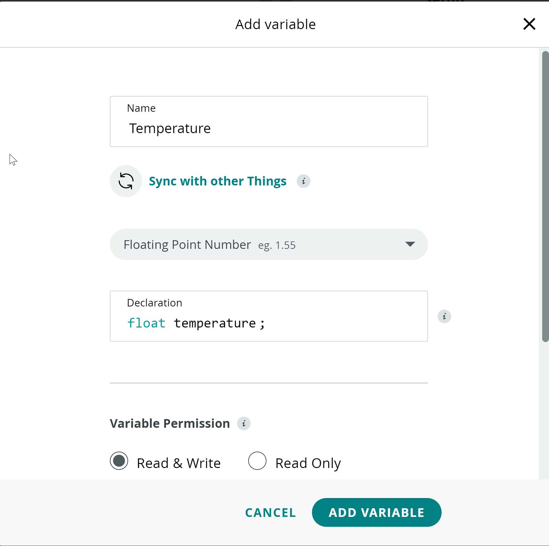 Adding the temperature variable