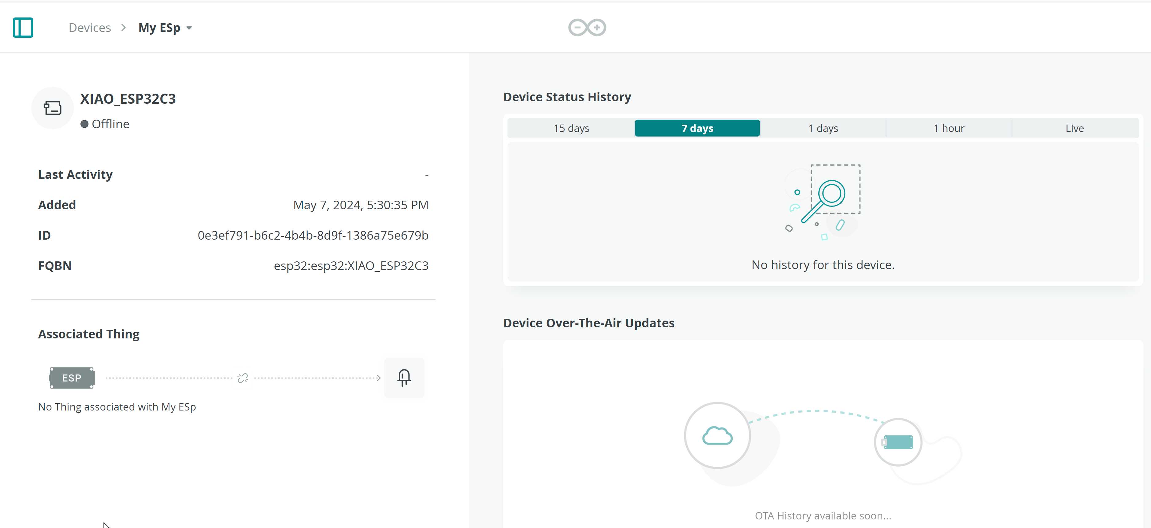 Device page 