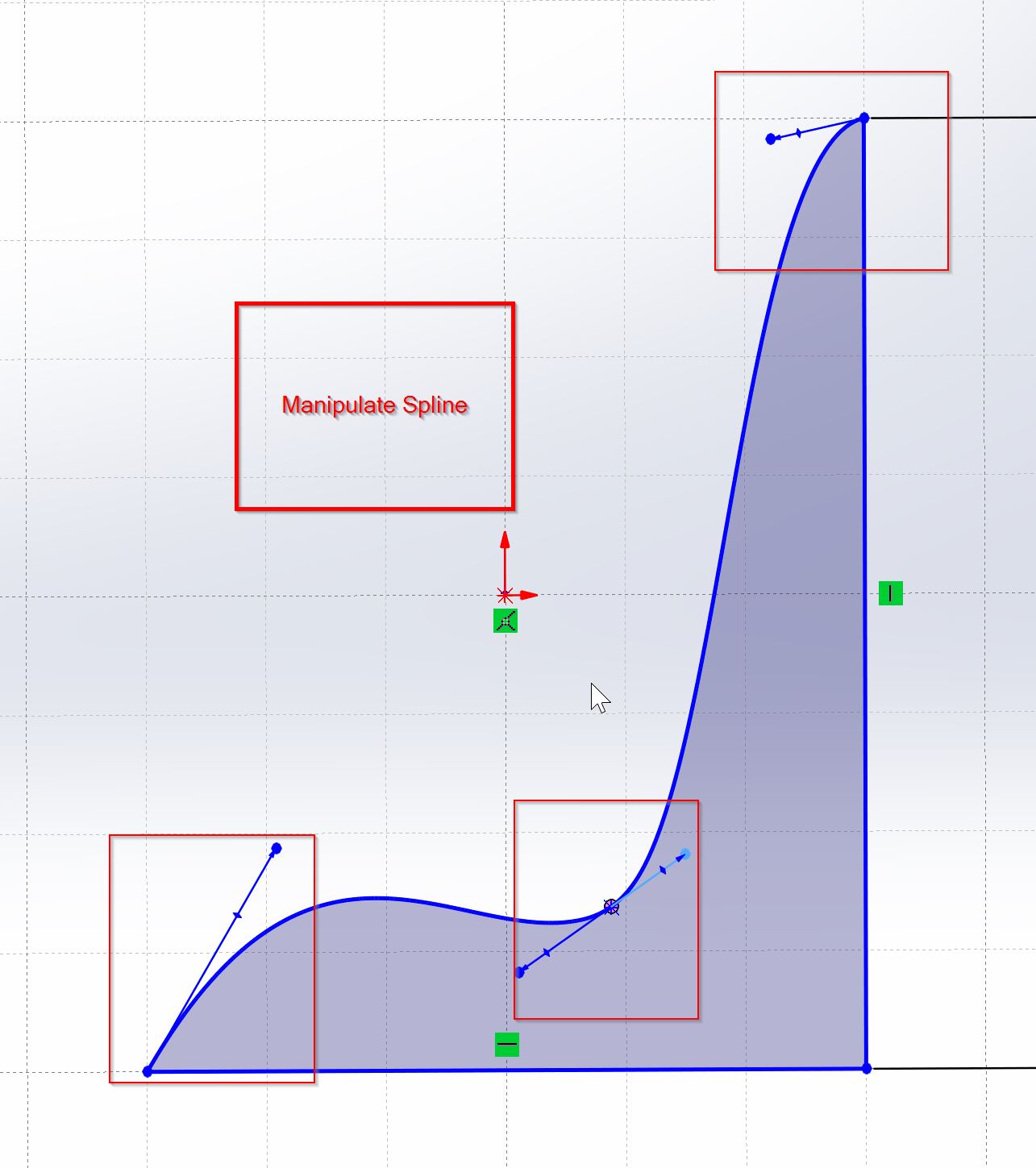 Spline Line manipulate