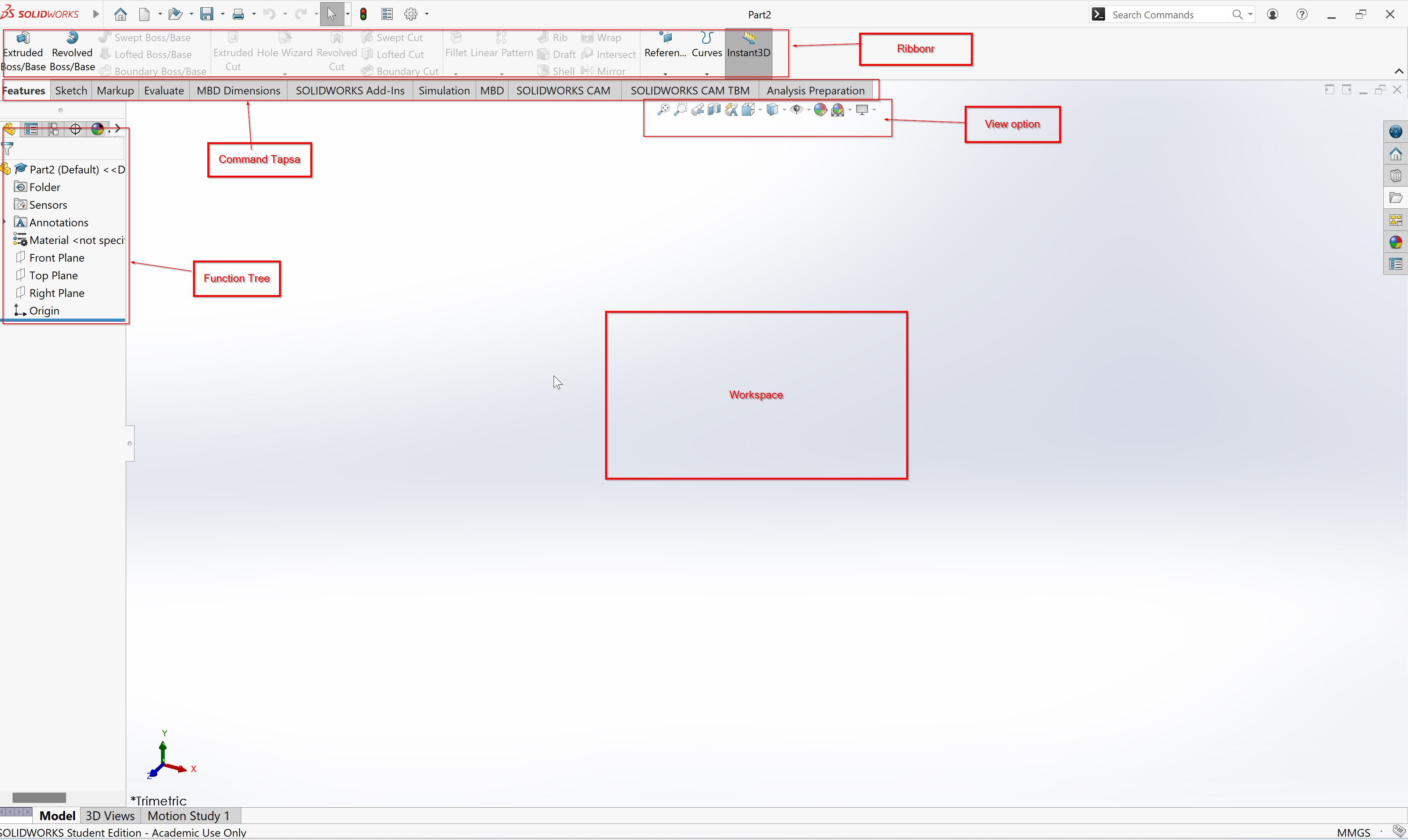 Solidworks Interface