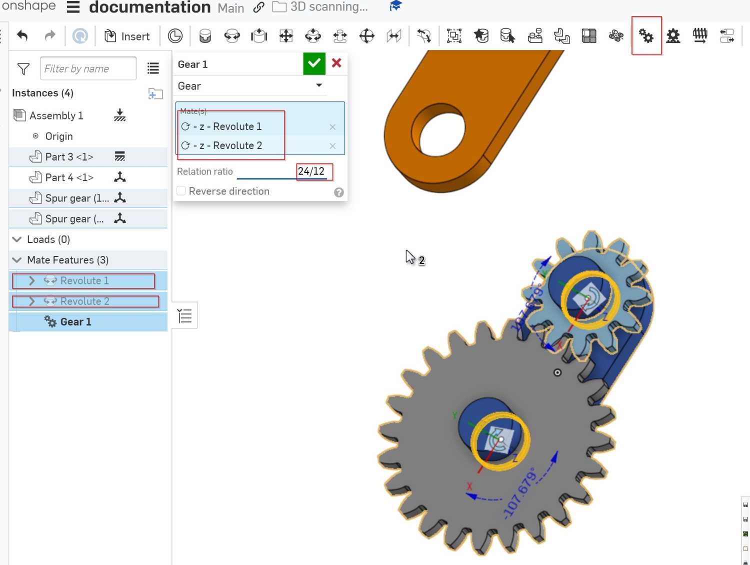 Gear Relation