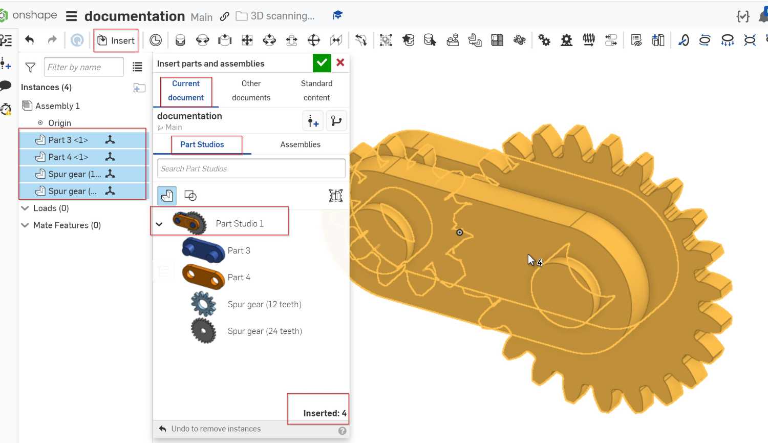 Parts Placement