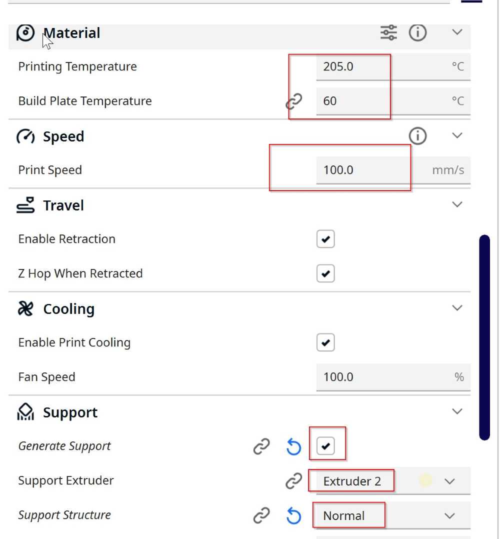 Print Settings 1