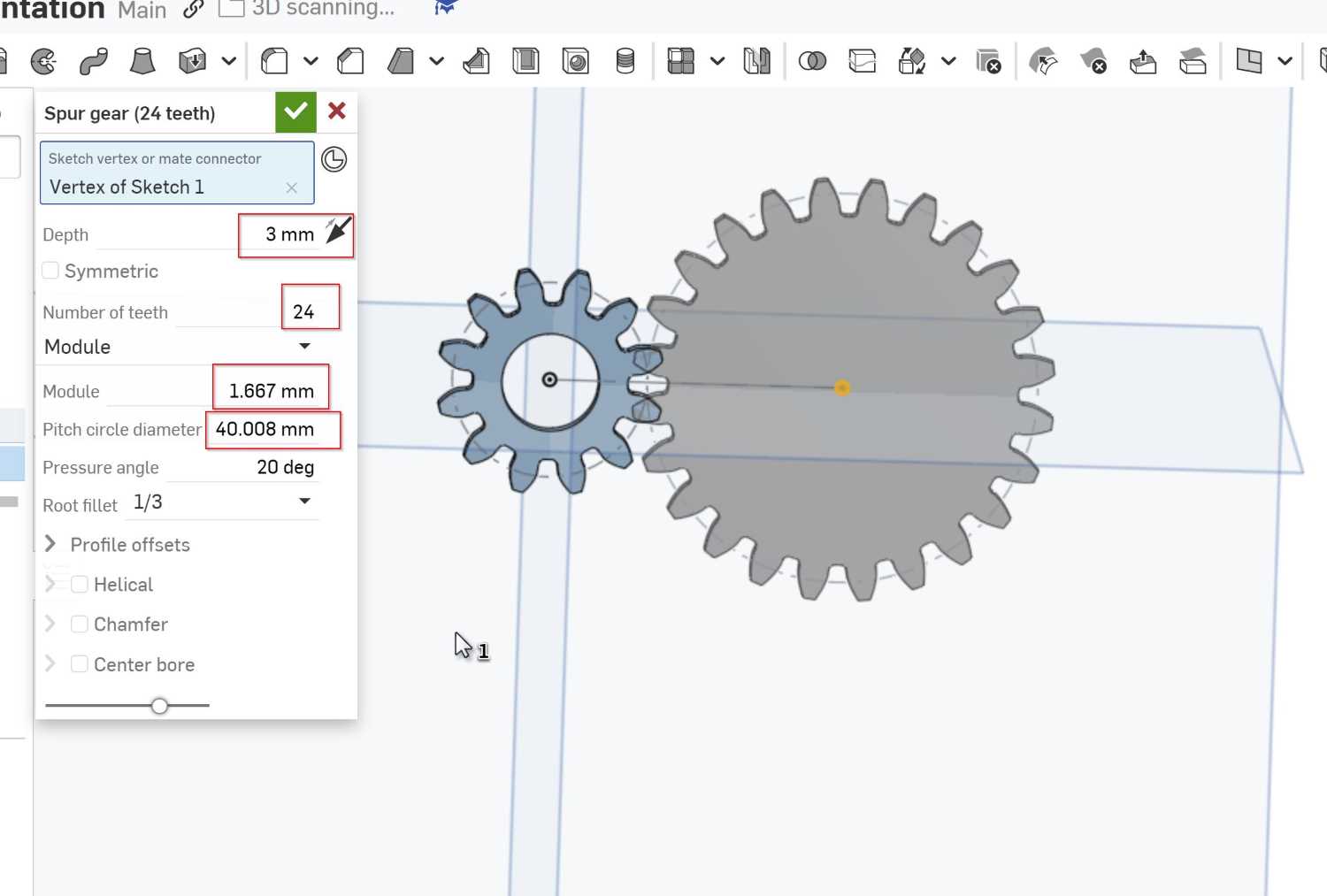 second gear settings