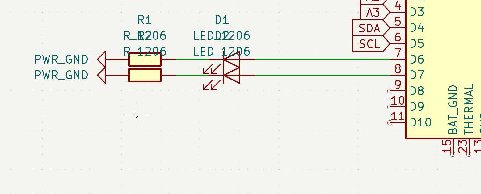 GND connected to resistor