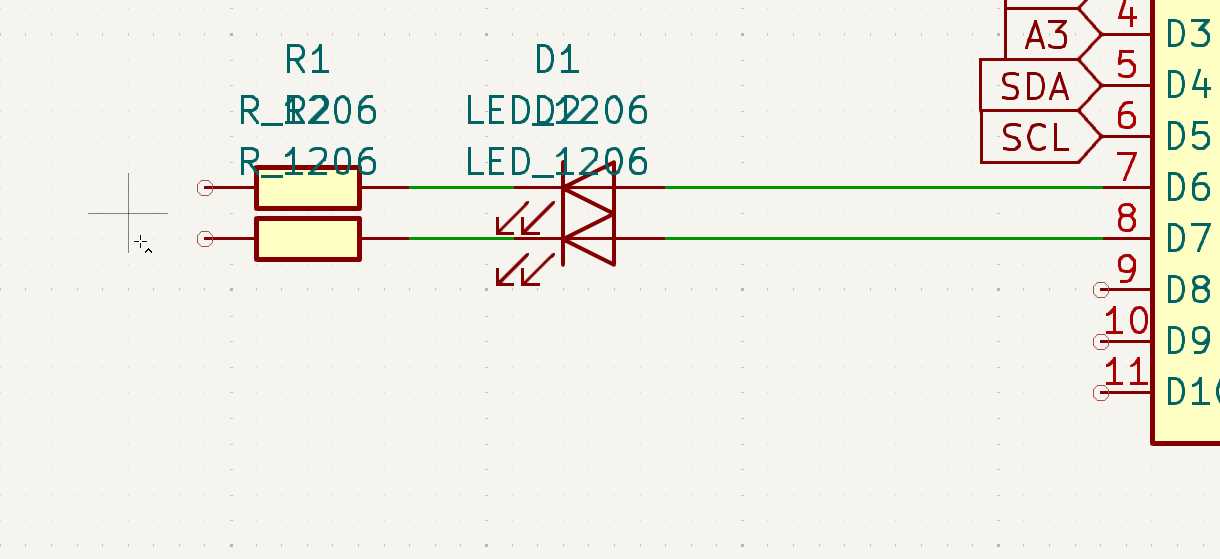Resistor with LED 