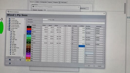 Machine software focus adjust