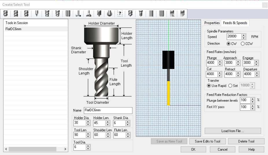 Tool Settings