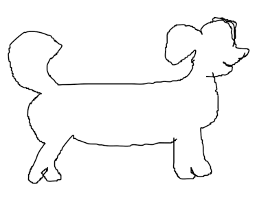 dog in inkscape