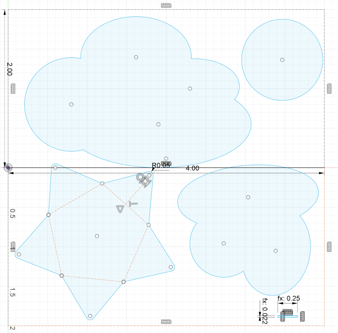 Fusion 360 initial sketch