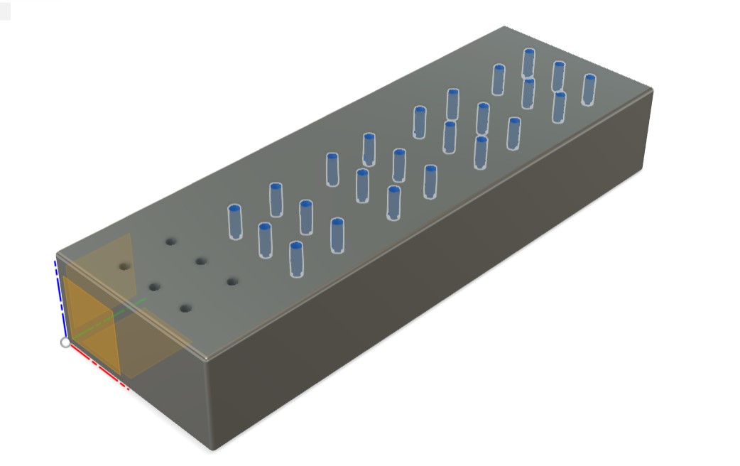 Patterning the holes