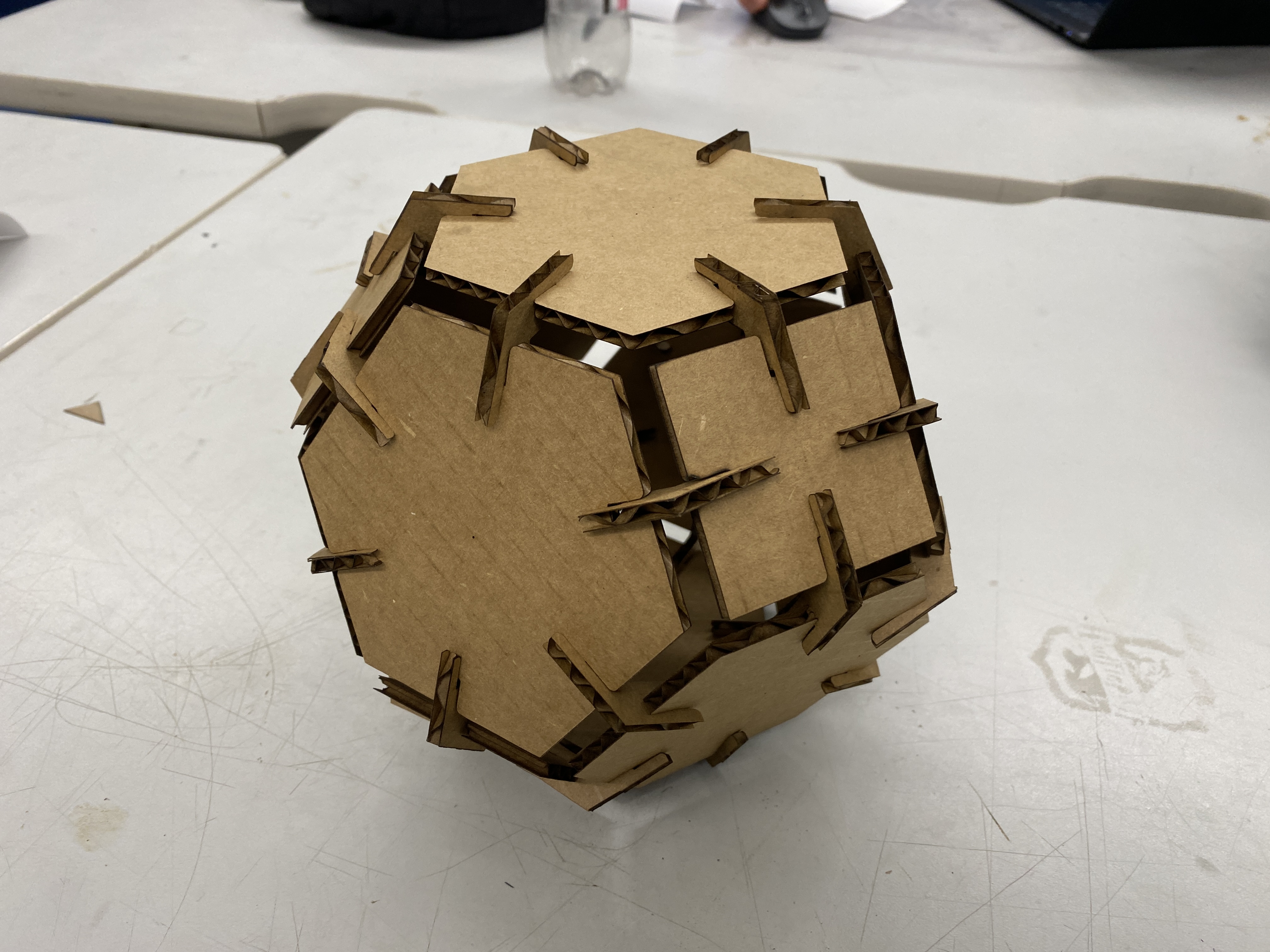 Assembled tetradecahedron
