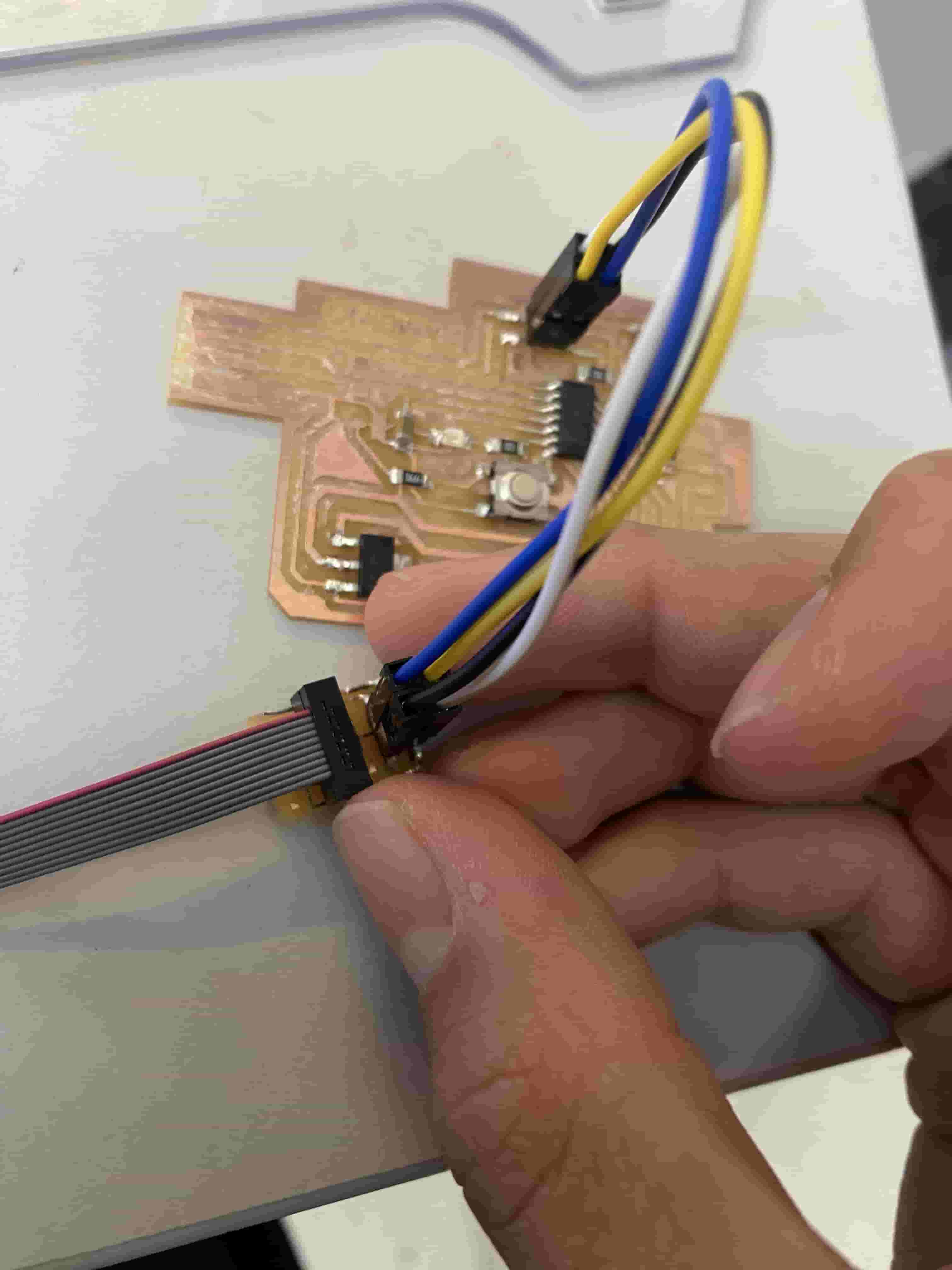 Wired connector with SAMDino Board