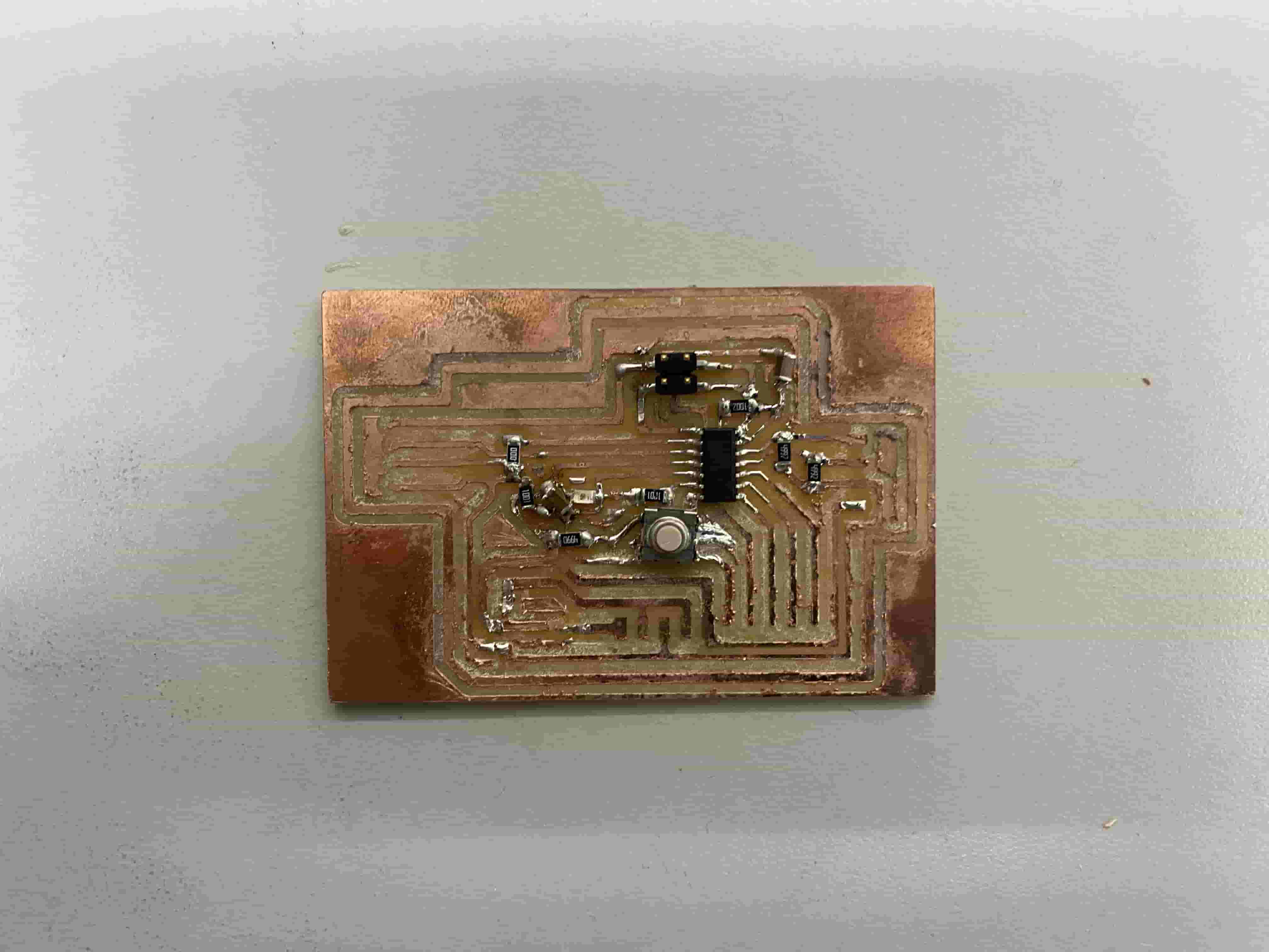 Soldered SAMDino board