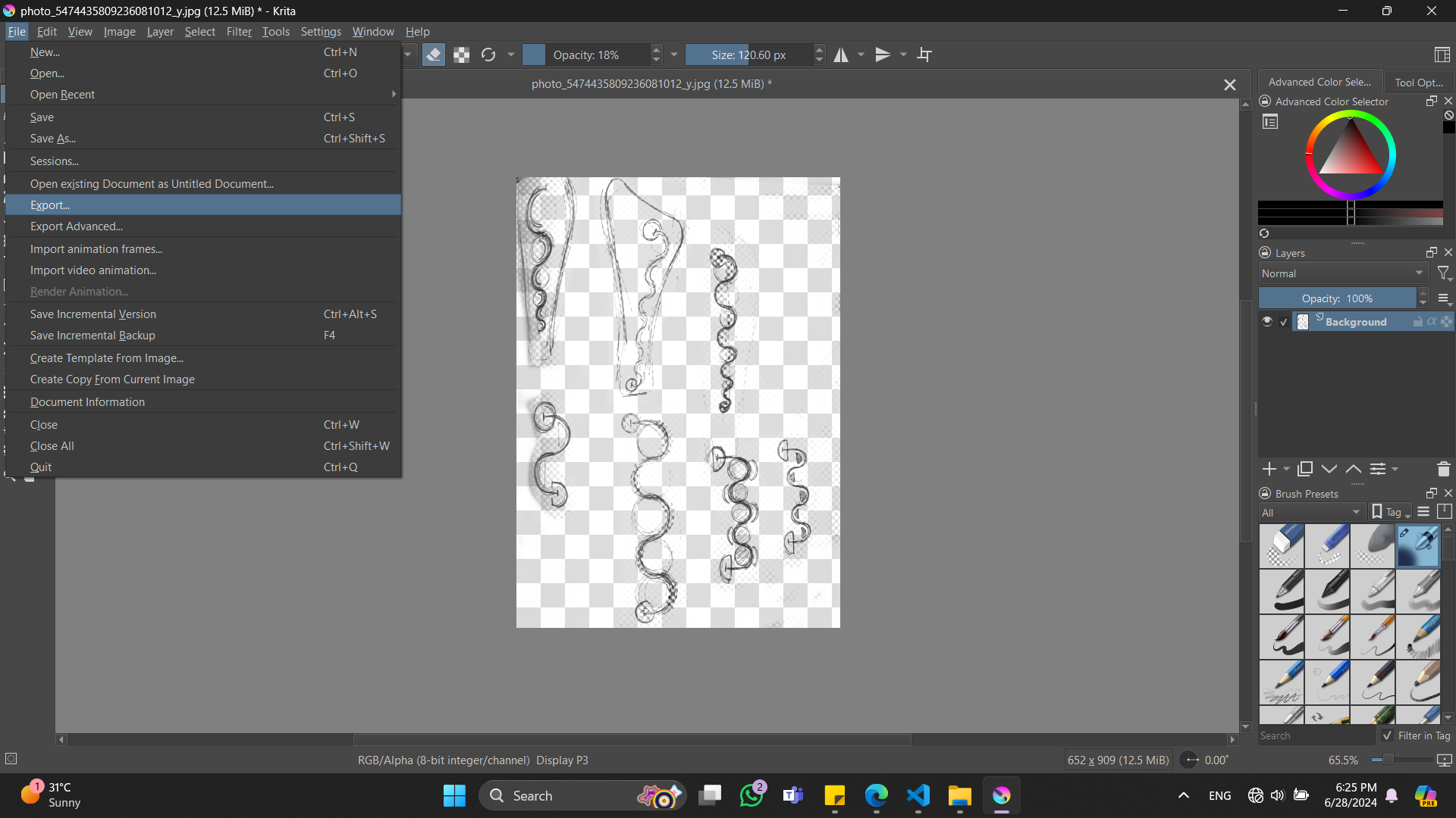 Krita setup