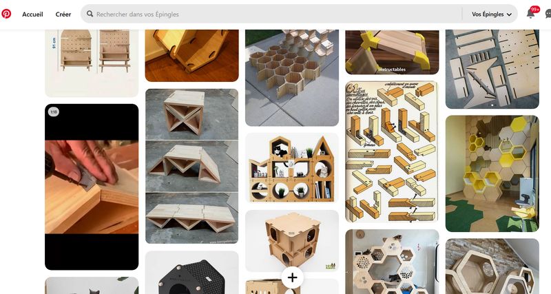 Printscreen of more pictures of my Fab Academy project's pinboard on Pinterest