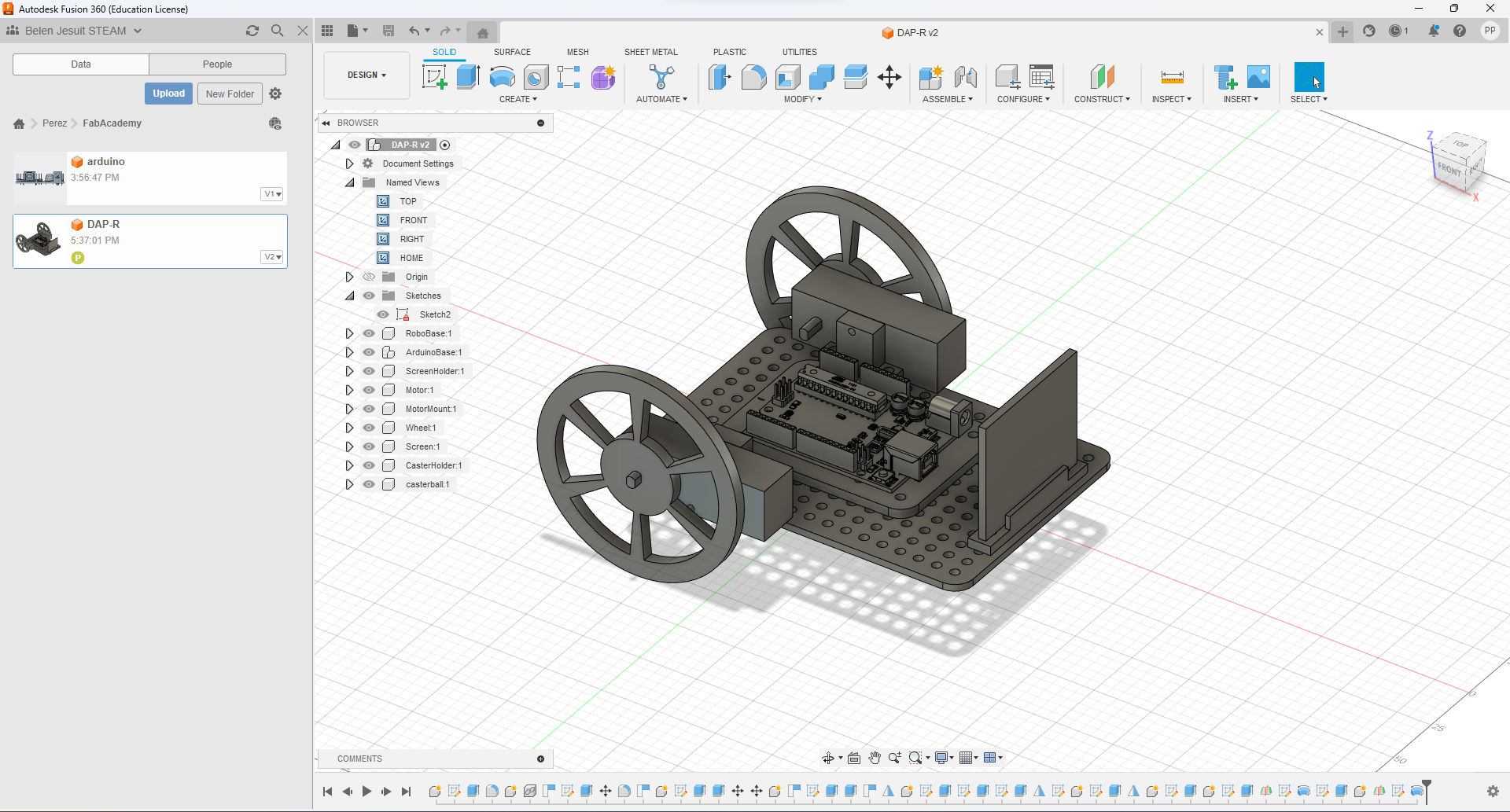 DAPRv1 on Fusion360