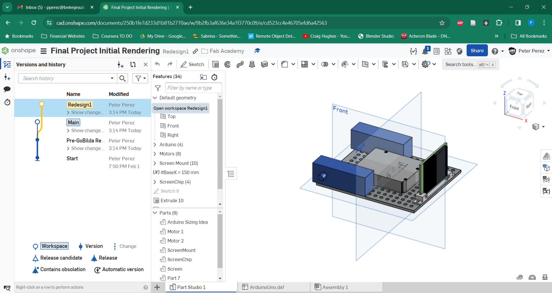 Onshape Version Control