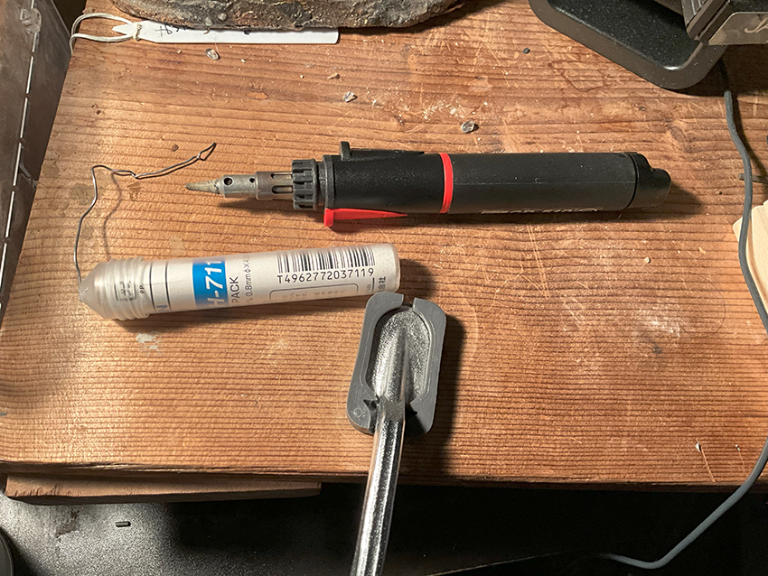solder the pin headers