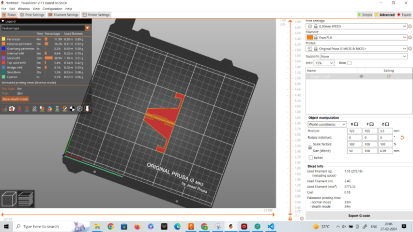 Week 5 3D printing