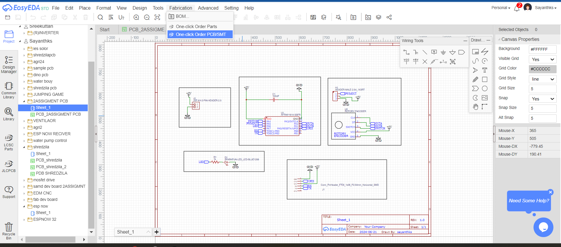 ESC Circuit Diagram