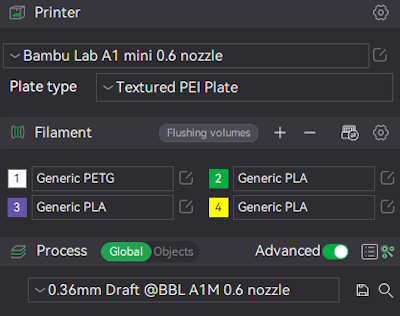 Bambu Slicer settings