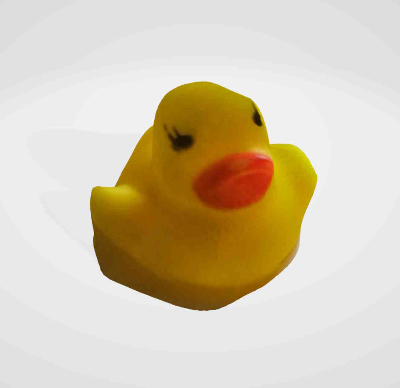 3D scanned rubber duck