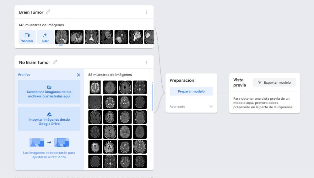 Teachable Machine Data Upload