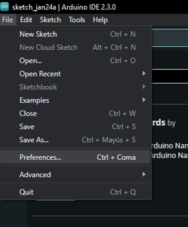 ArduinoPreferences