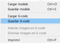 save as gcode file