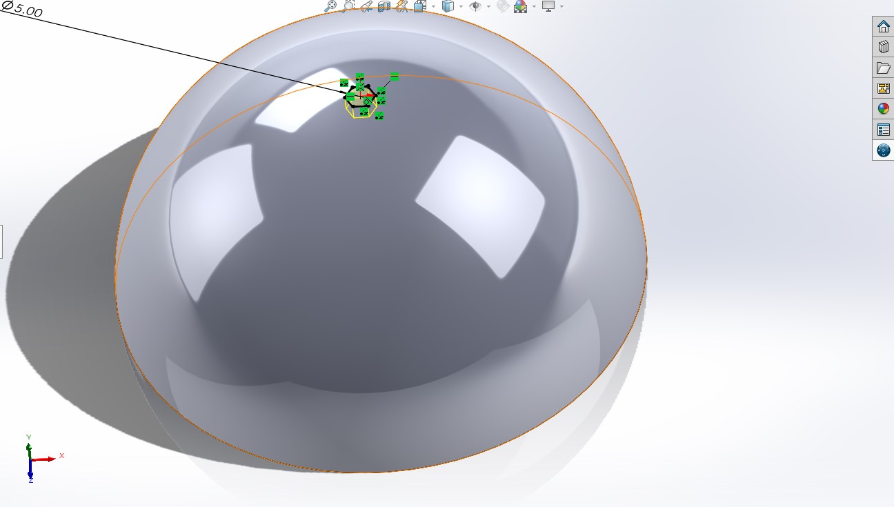 Step 3: Hexagonal Pattern