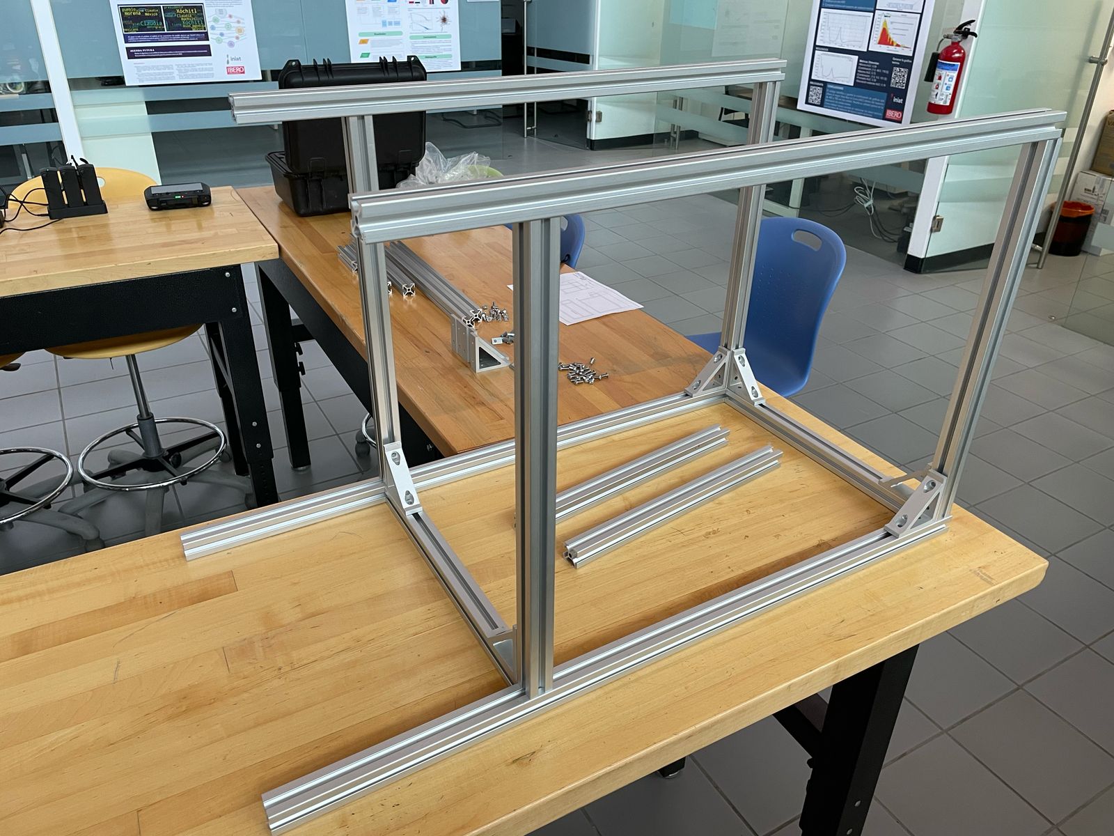 Midway through frame assembly1