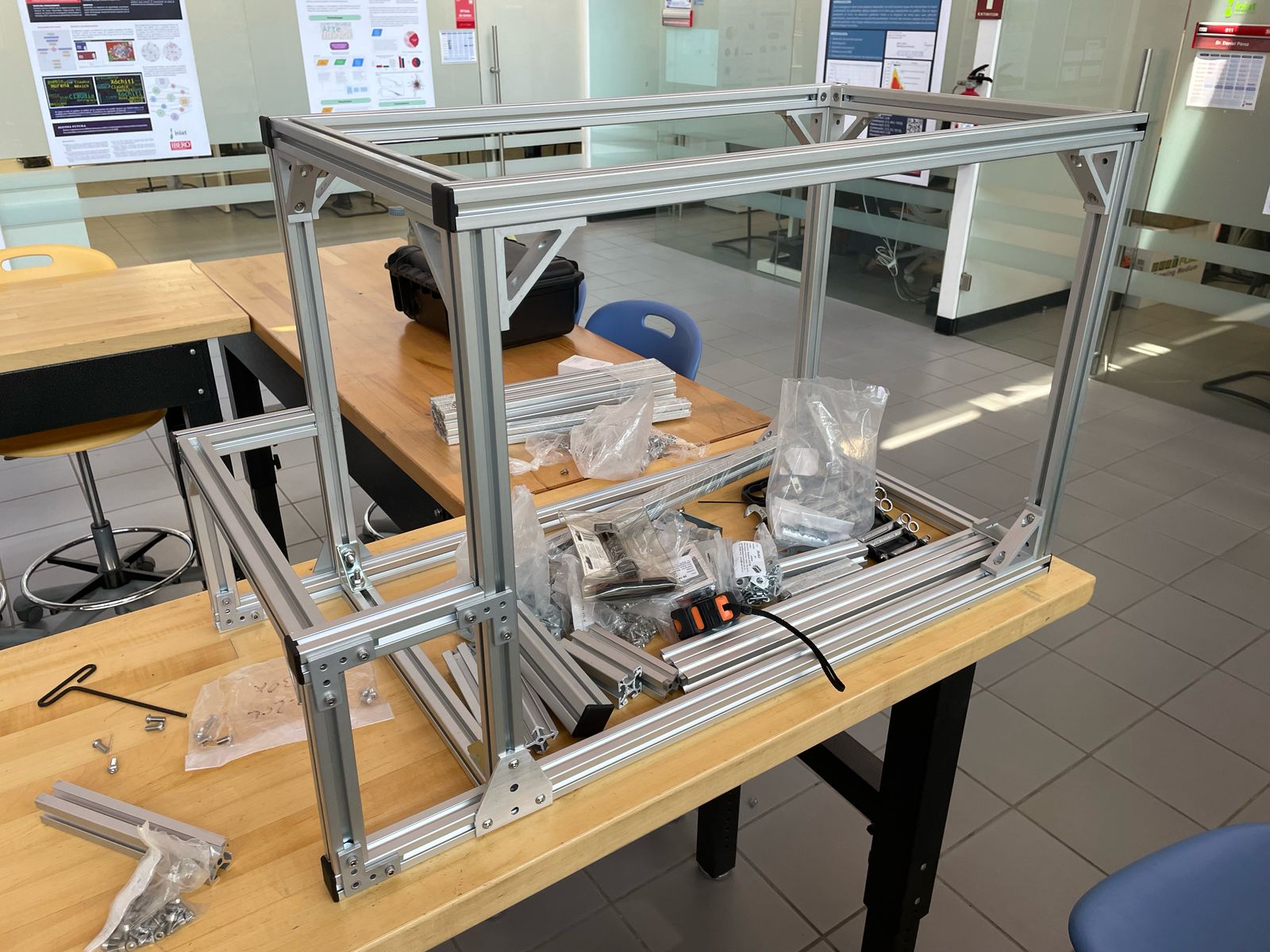 Midway through frame assembly4