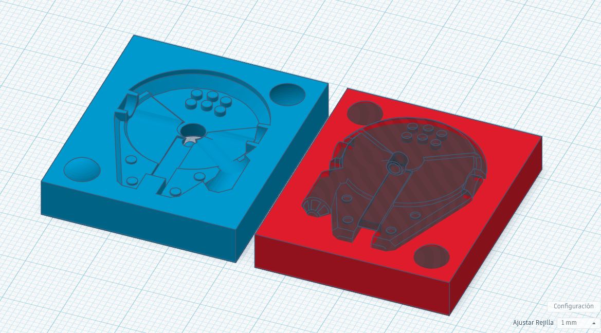 Mirroring the mold and cloning the Falcon