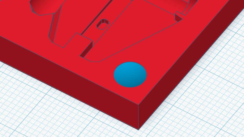 Adding spheres for alignment