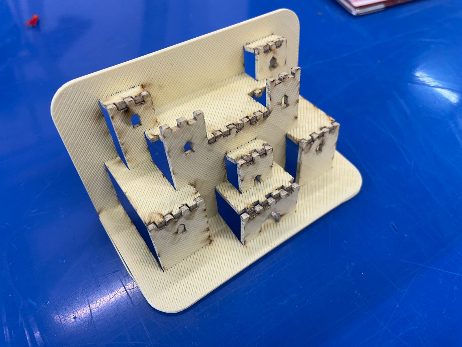 Assembled popup castle - view 2