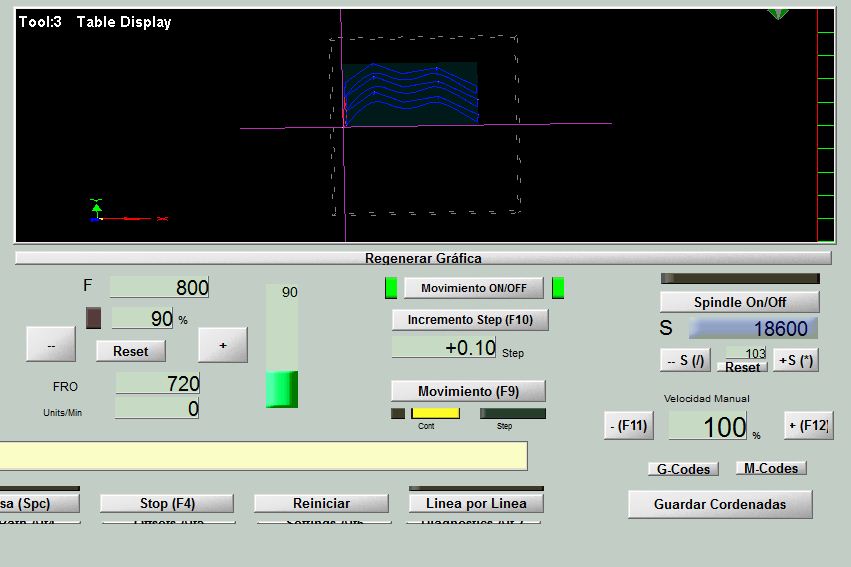 RPM and feedrate adjustment in Mach3