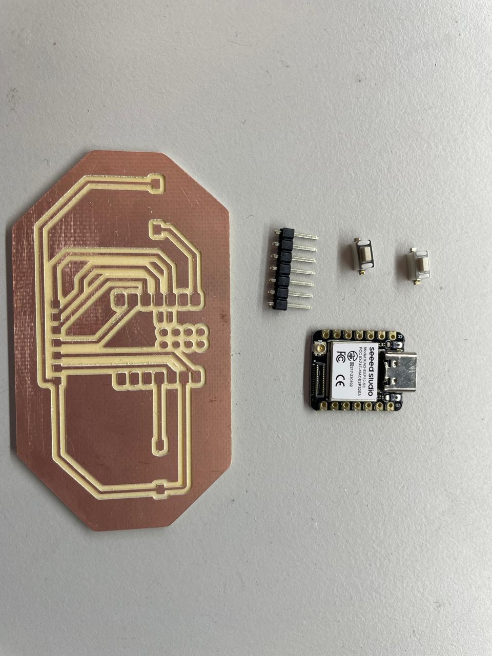 Controller board prepared soldering