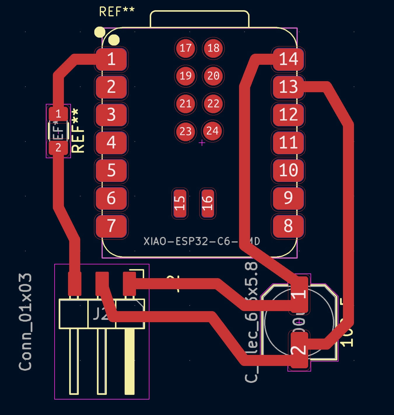 PCB editor view 2