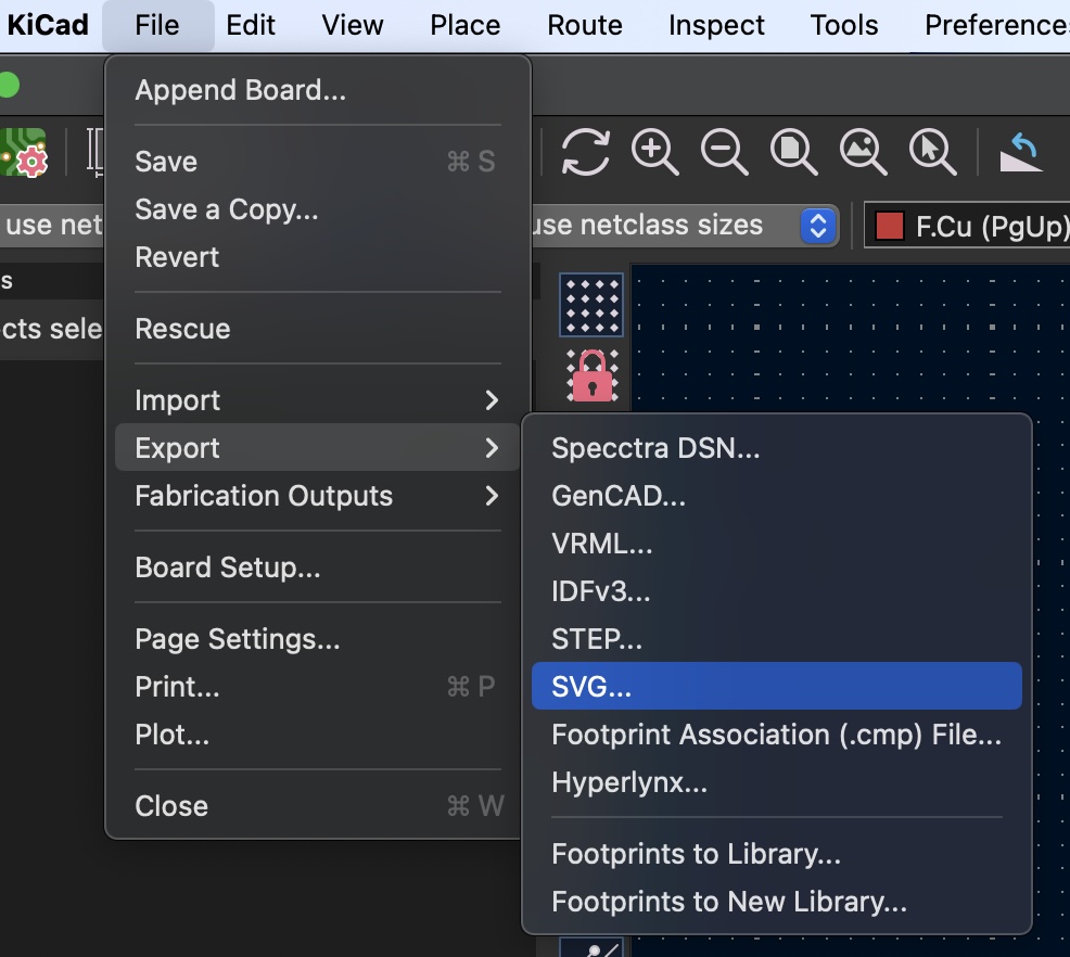 Exported SVG from KiCad